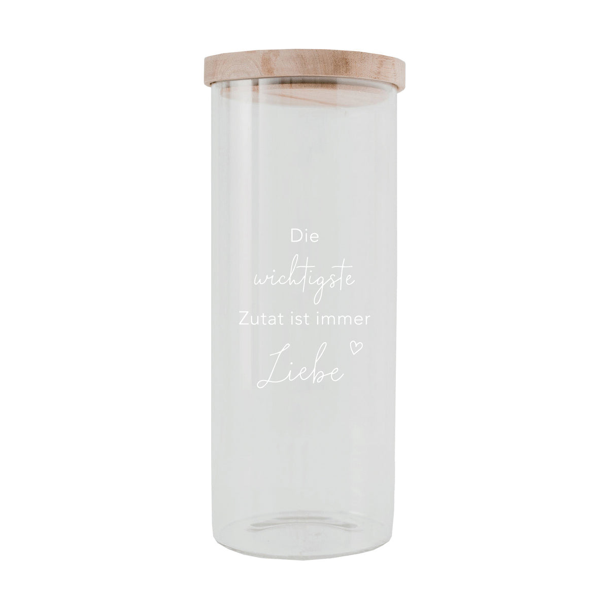 Vorratsglas Liebe 25cm Eulenschnitt