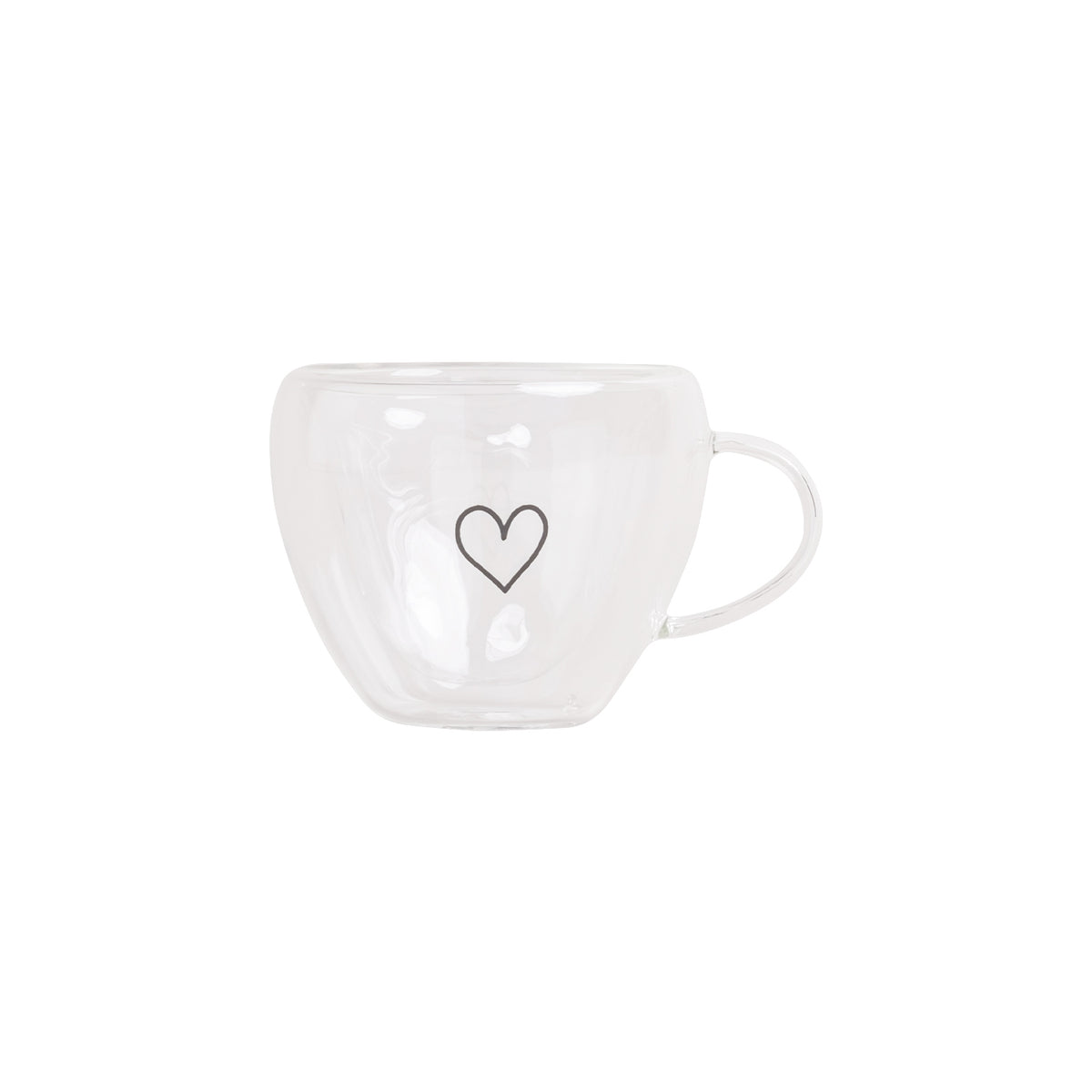 Doppelwandige Herztasse Herz 50ml Eulenschnitt